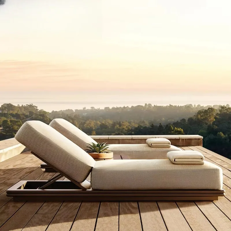 

Modern outdoor aluminum lounge chairs for pool hotels and patio furniture
