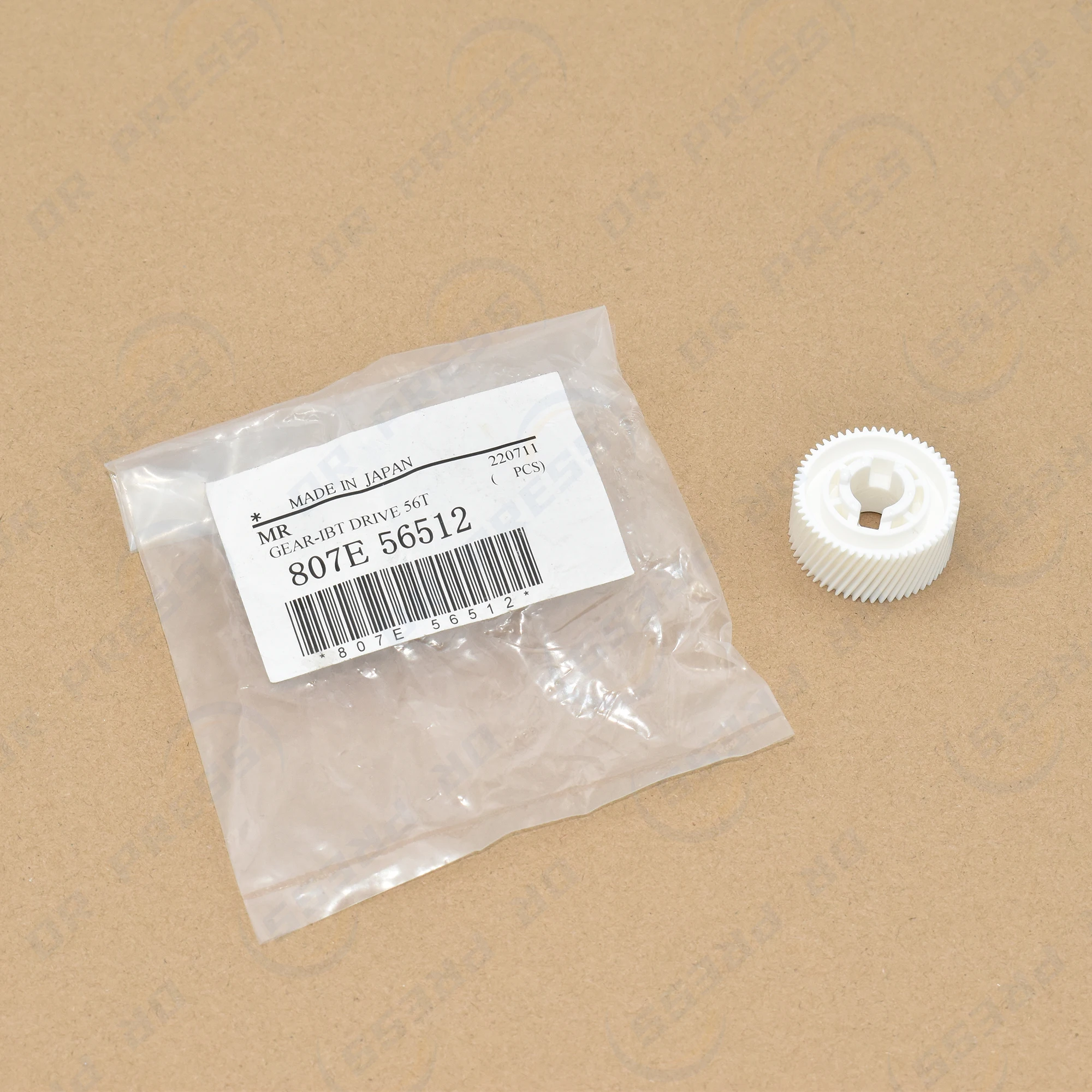 807E56512 Gear-IBT Drive 56T for Xerox Color 800i 1000i C800 C1000 Transfer Assembly Gear