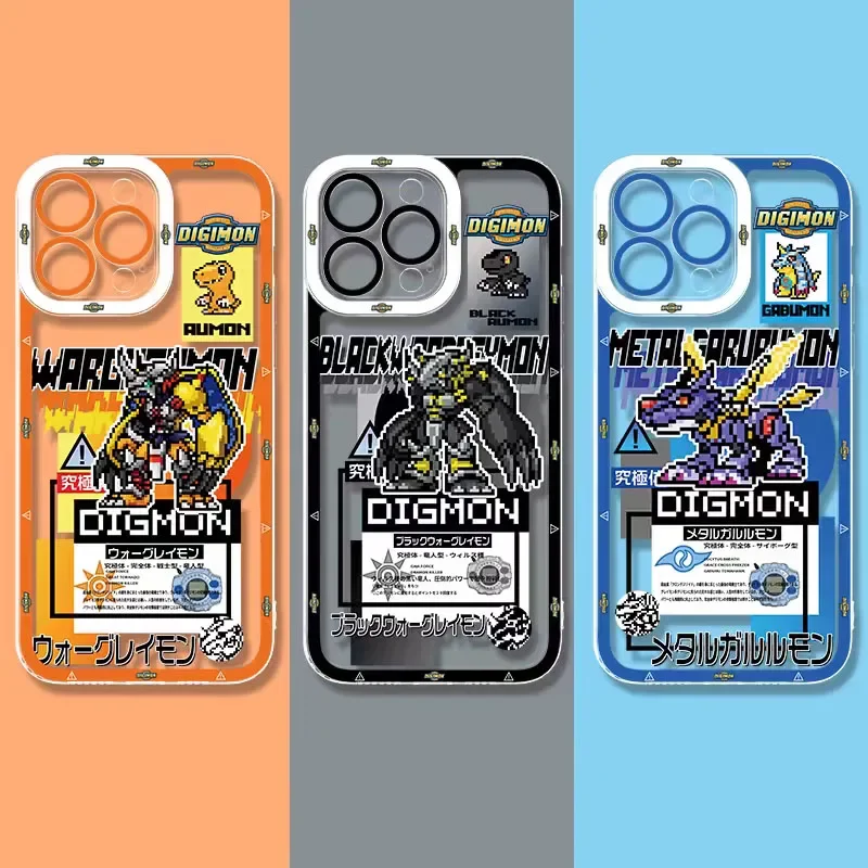 Anime Cartoon Digimon Adventure Case For Samsung Galaxy S24 S23 S22 Ultra S21 S20 FE Note 20 10 Plus A15 A25 A35 A55 Soft Cover