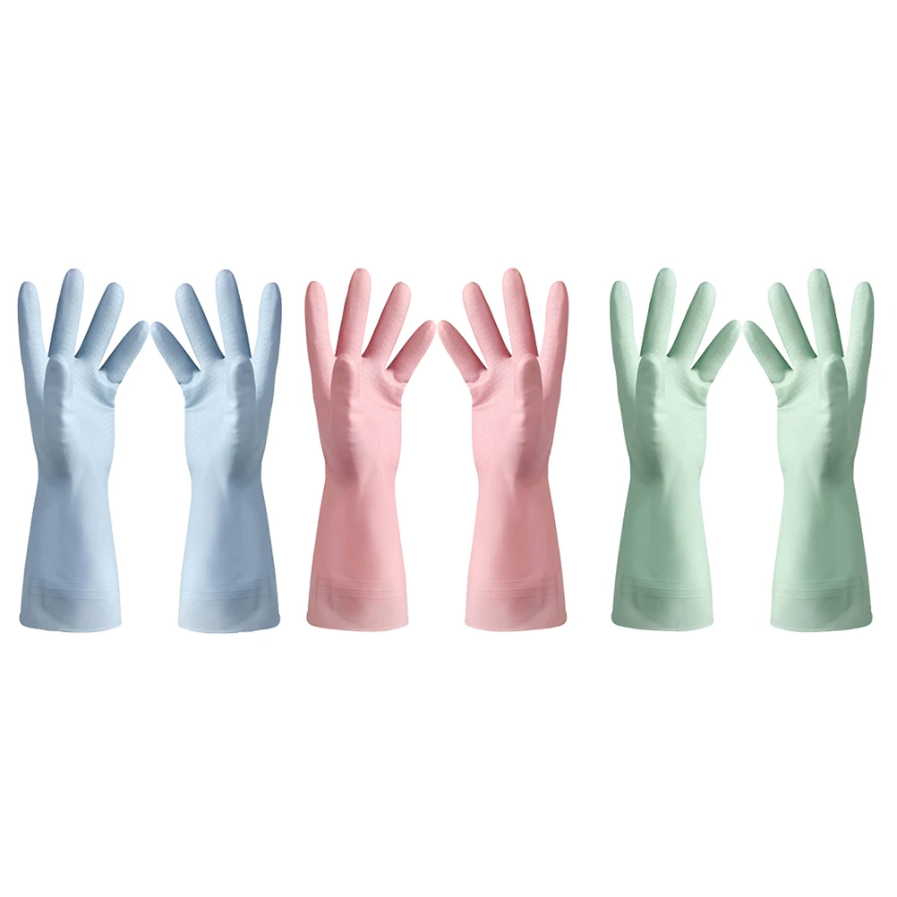 

3 Pairs Marigold Dishwashing Gloves Thin Protection Household Kitchen Work Cleaning