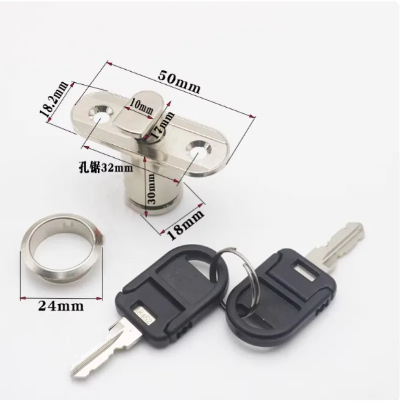 Widened 105 Top Lock Moving Door Door Lock Drawer/furniture/sliding Door Lock Zinc Alloy