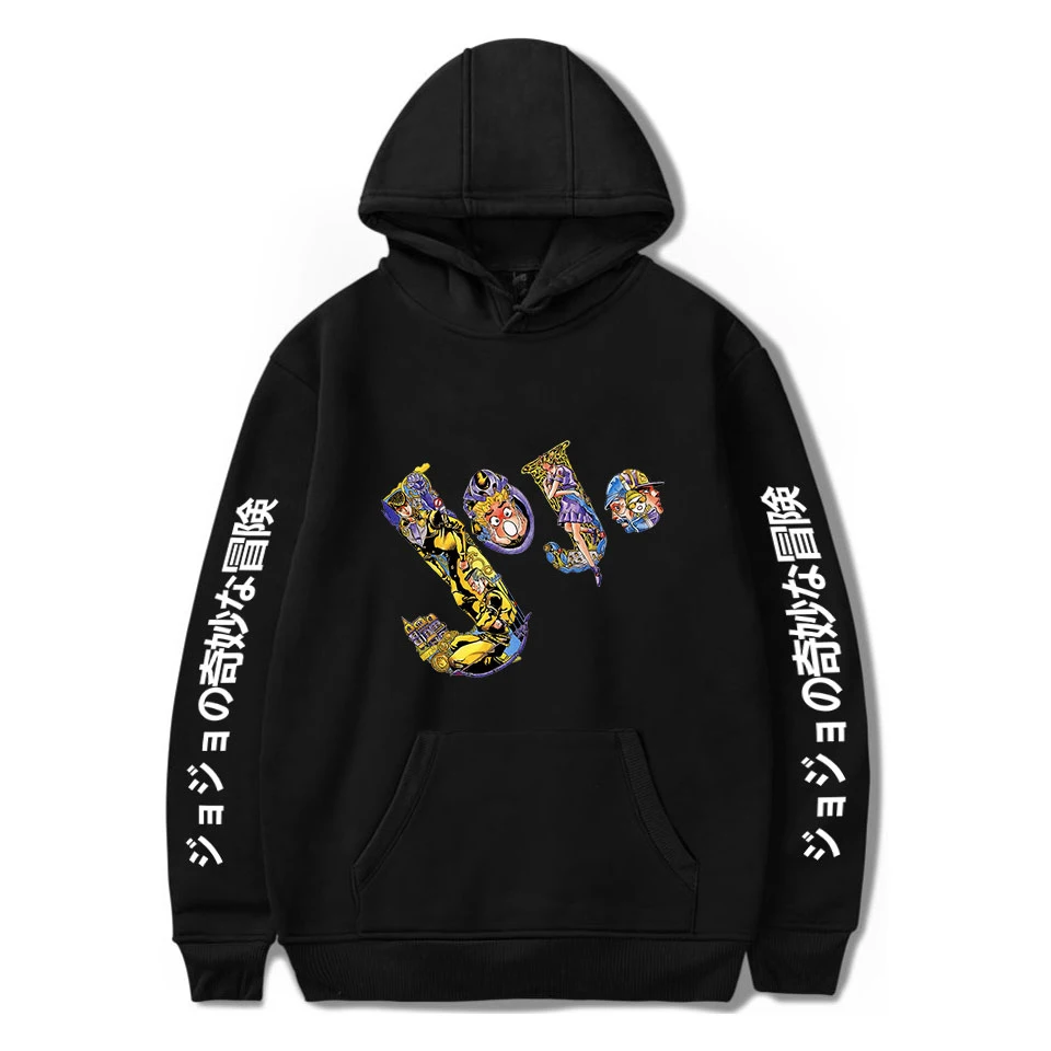JoJo's Bizarre Adventure Hoodies Sweatshirts Men Women Harajuku Hoodies Anime Fashion Hoodie Japanese Streetwear Cartoon Hoodies