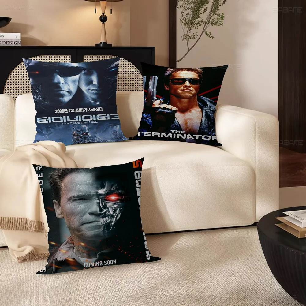 

Movie The Terminator Maple Design Cushion Cover Happy Autumn Harvest Decor Holiday Decorati Pillow Cover