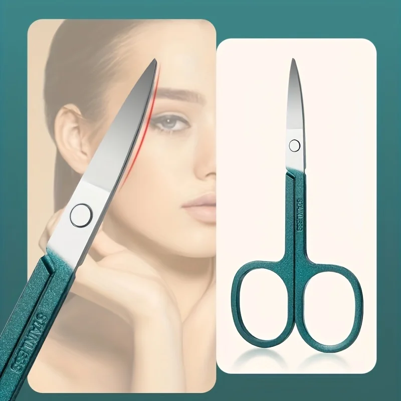 7pcs/10pcs/12pcs/18pc Beauty set, stainless steel facial care tools, eyebrow trimmers, eyebrow trimmers, tweezers, men and women