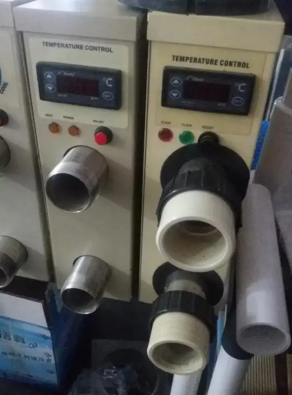 고효율 24KW 수영장용 전기 온수기 휴대용 온수 시스템