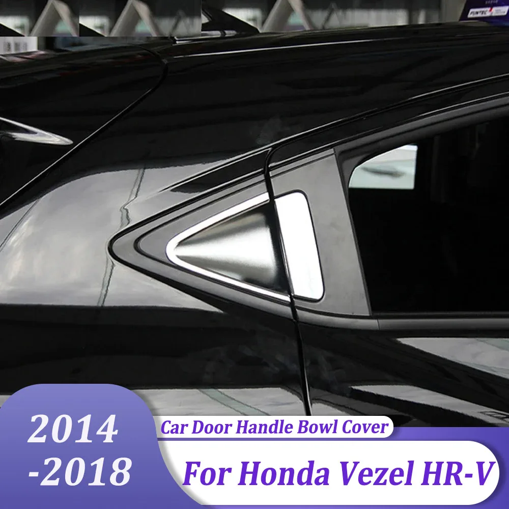 

ABS Chrome Side Door Handle Bowl Cover Trim Car Sticker Accessories For Honda Vezel HR-V HRV 2014 2015 2016 2017 2018