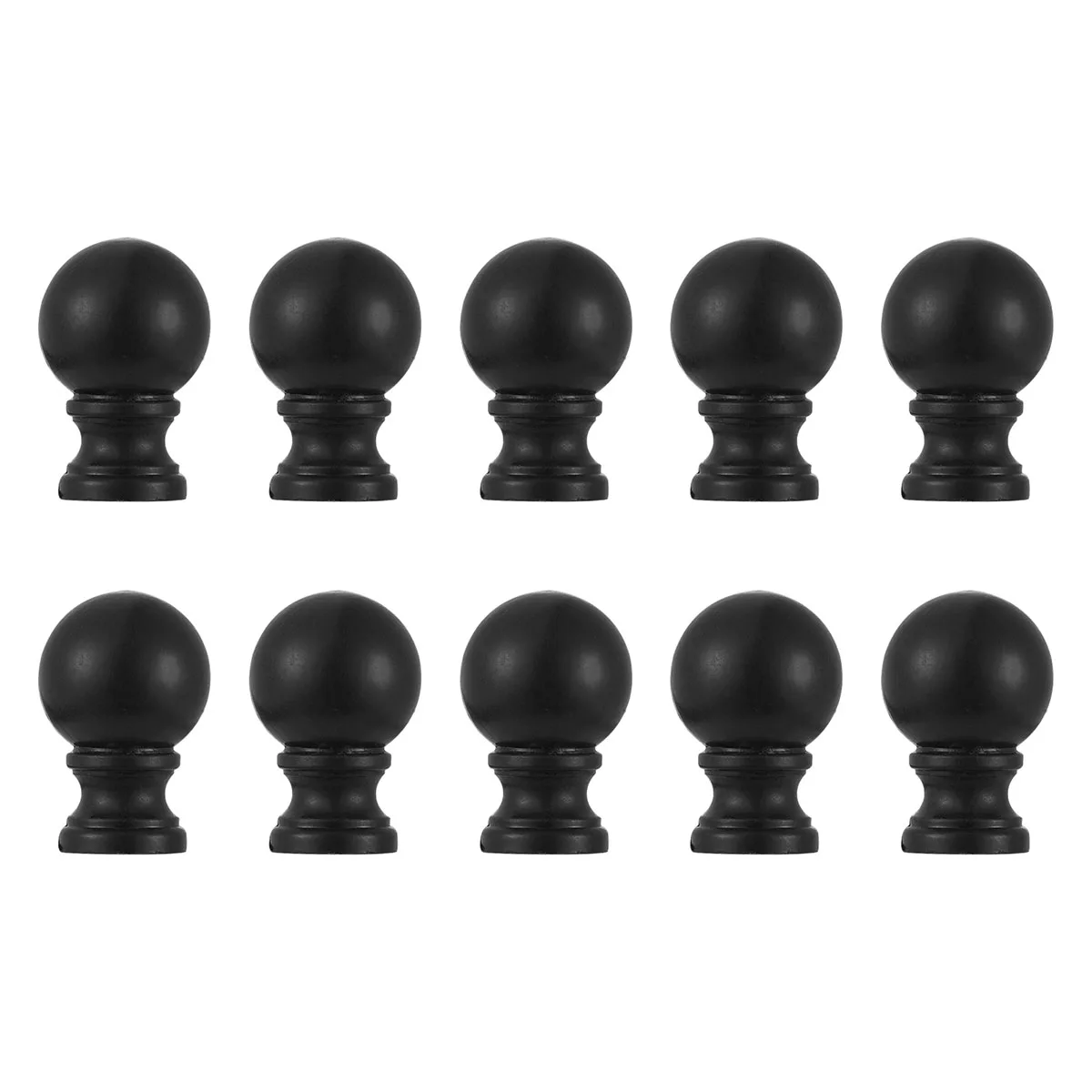 

10pcs Lamp Shade Knob Table Finial Ball Desk nament Floor Accessories Iron ABS Smooth Surface Superior Performance Lighting