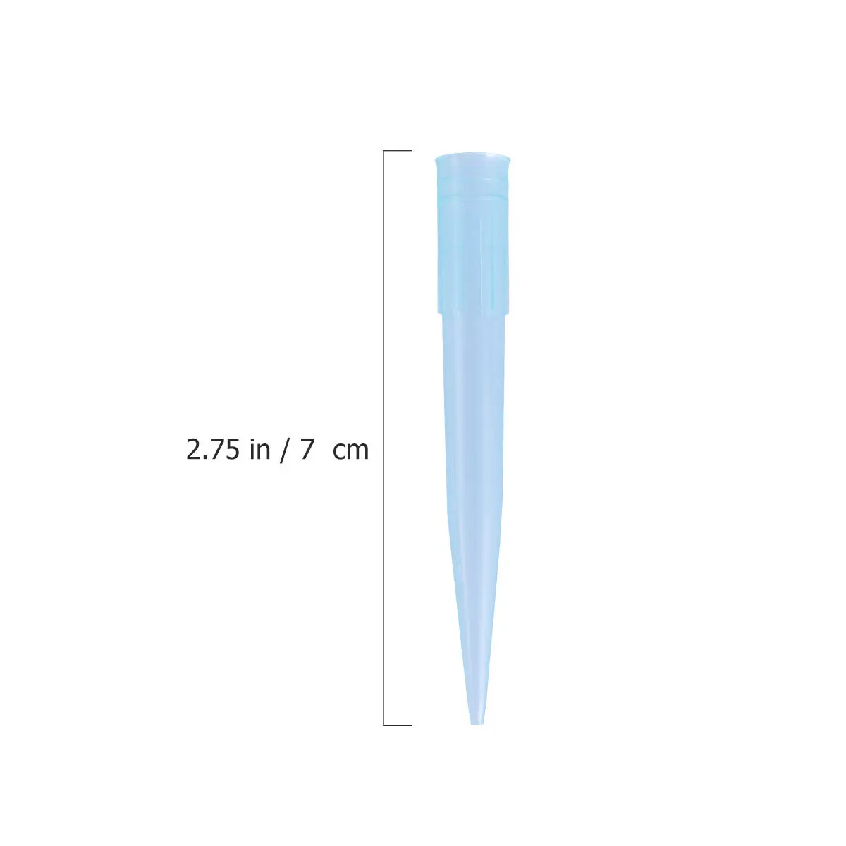 500Pcs Laboratory Pipettor Tips Plastic Smooth Tapered Nozzle for Accurate Liquid Handling Reusable Washable 1Ml Pipette Tip