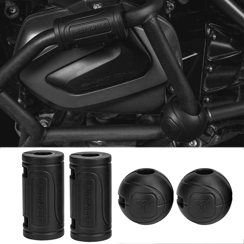 For Honda NT1100 DCT NT 1100 TRANSALP XL750 2022 2023 2024 Motorcycle Engine Crash Bar Protector Bumper Guard Decorative Block