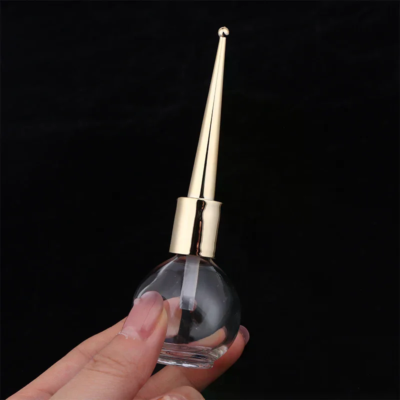 15ml garrafa de esmalte de unhas gel garrafa vazia com escova de vidro garrafa de vidro vazia gel de unhas garrafa vazia recipiente arte do prego