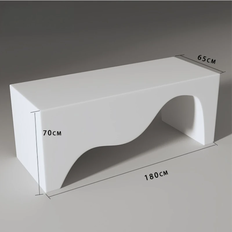 Artistic Creativity Reception Desk Modern Simplicity Reception Desk Fashion Retro Office Furniture Reception Et Table YS40CC