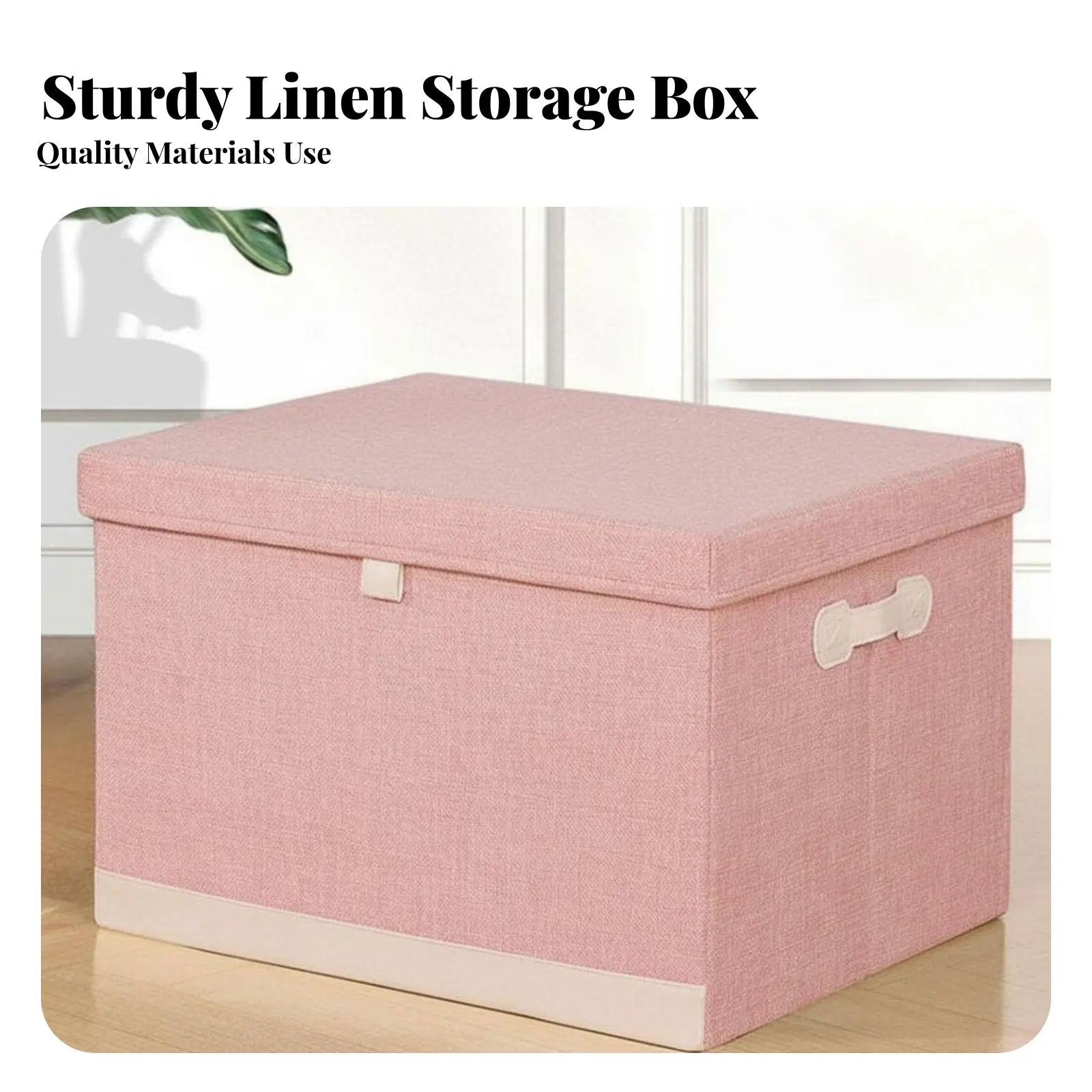 Foldable cloth container Large Capacity Foldable cloth Box Space Saving adaptable for Families, Students, Closet, Shelves
