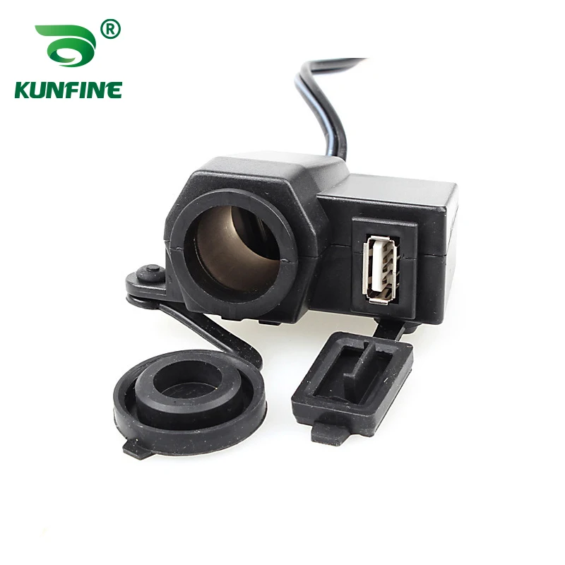 

Car Charger Motorcycle Cigarette Lighter USB All-in-One Waterproof 5V