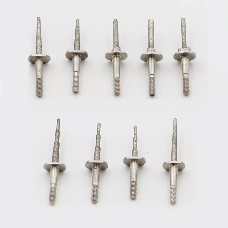 5 peças de fresagem de laboratório dentário morangos inlab compacto/cerec 3 brocas de diamante para vidro cerâmico de disilicato de lítio