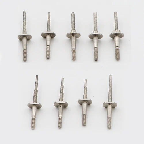 Imagen 2 del producto 5 piezas de fresado de laboratorio Dental fresas InLab Compact/Cerec 3 fresas de diamante para vidrio cerámico de disilicato de litio