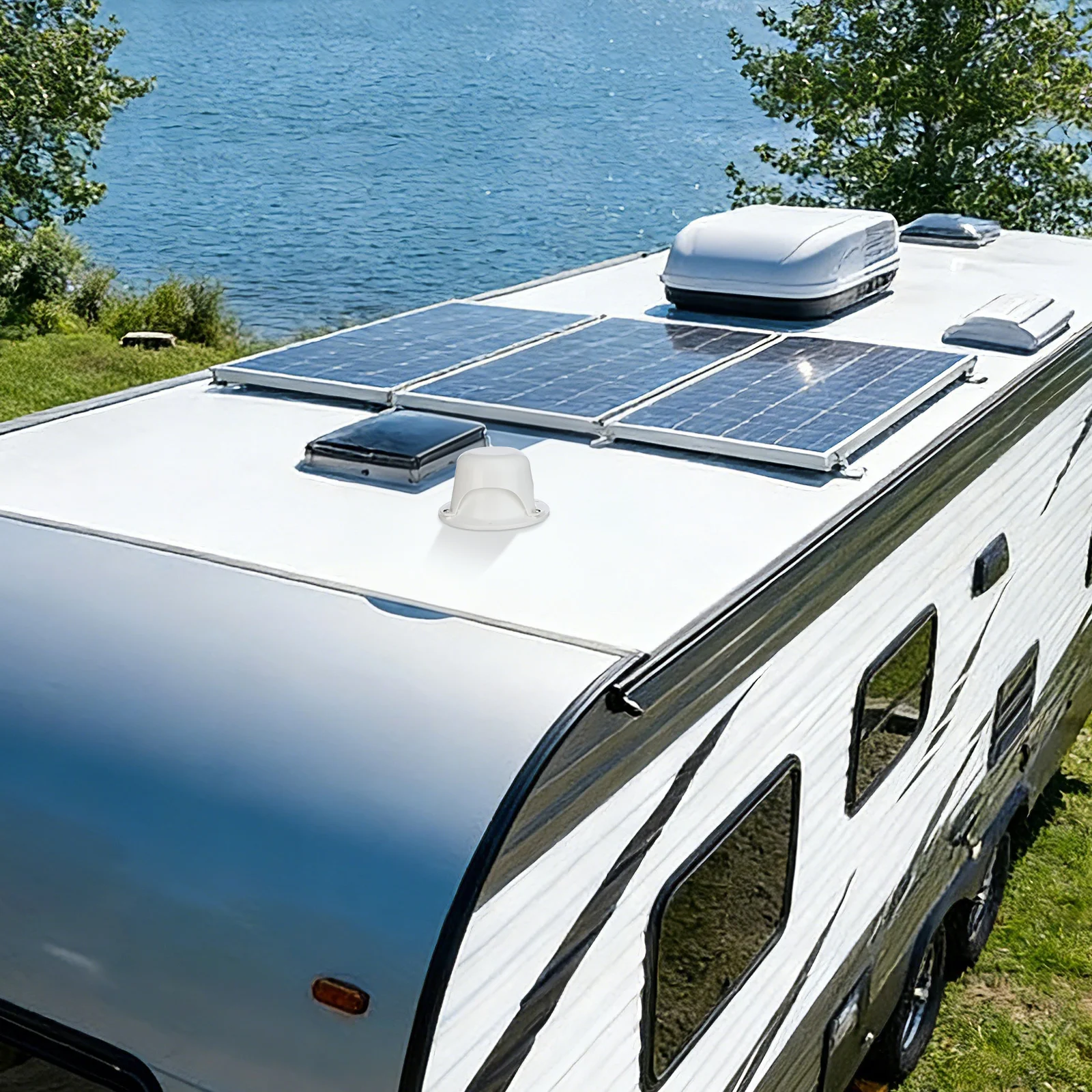 

Rv Roof Vent Cover Cap 2 Inch Universal Fit Plastic Vent Lid Replacement for Camper Trailer Sewer Air Outlet Efficient Flow
