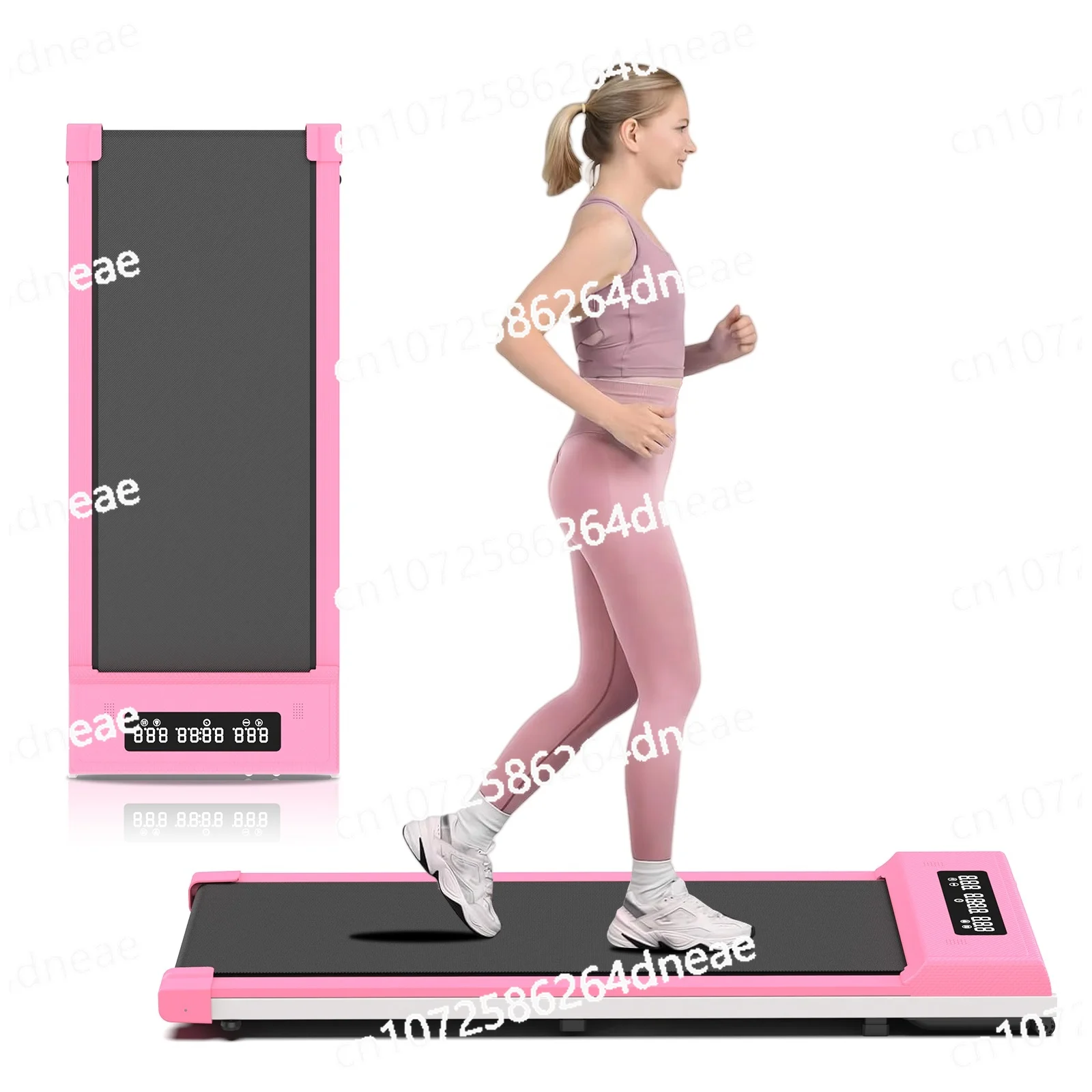 Portable Treadmills  Electric Fitness Treadmill  Remote Control NO Handle Folding Walking Pad Mini Desk Treadmill