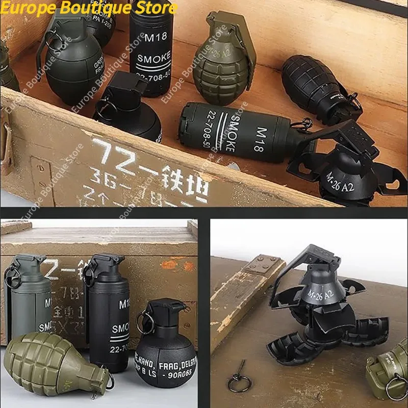 10 Styles M67 Smoke Grenade Model Toy Water Burst Novelty Toy Game Prop for Outdoor Play Kids Gift
