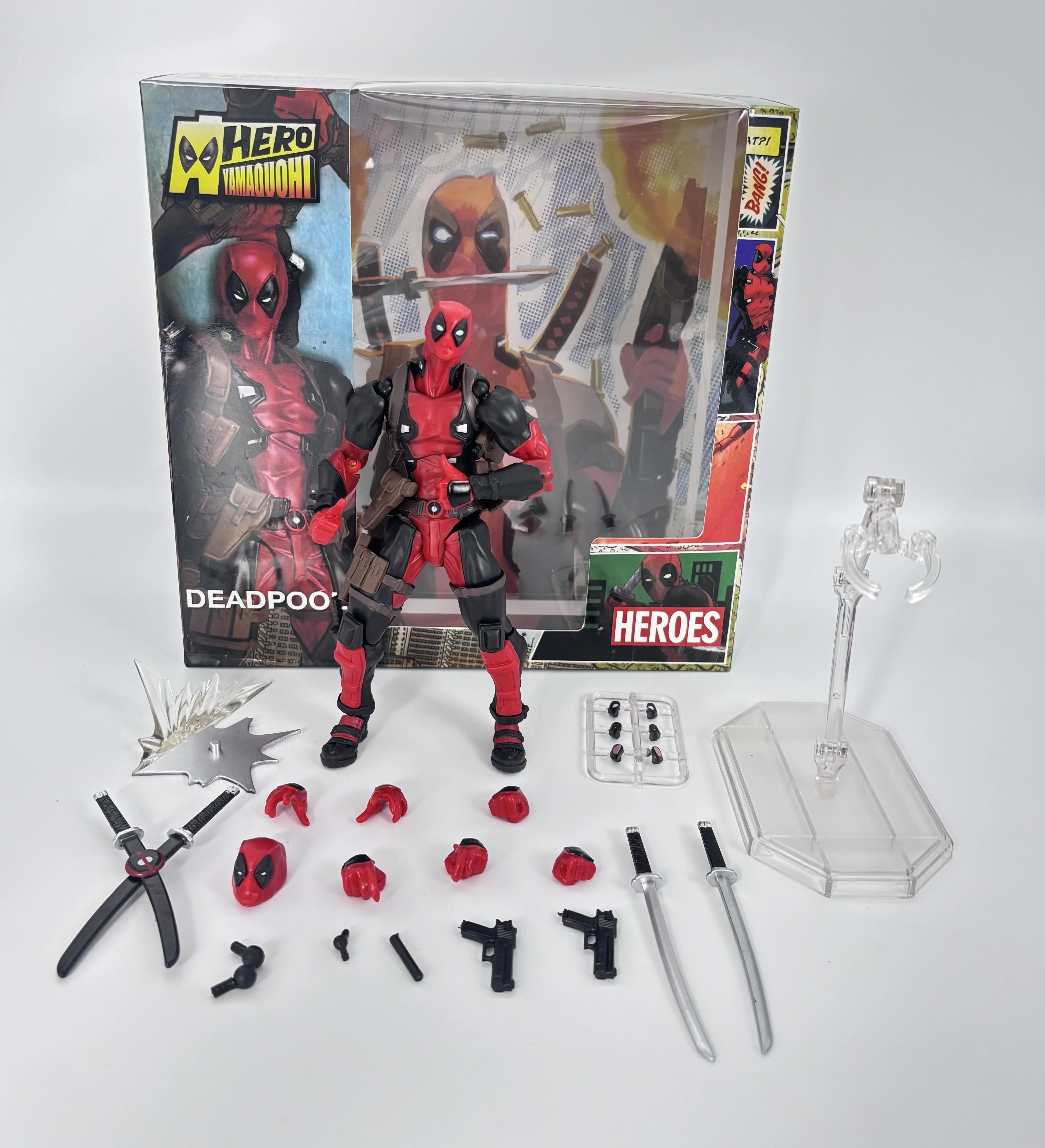 Deadpool Action Figure Model, Werewolf Spider-Man, Venom Toy, Desktop Ornament, Gift for Boys image 5