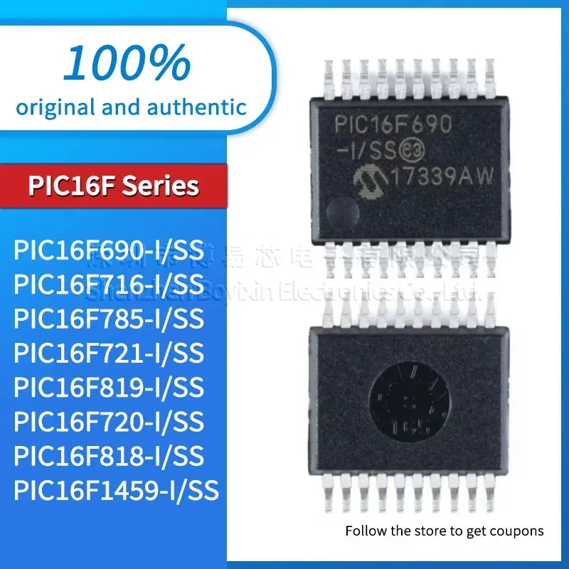 

PIC16F690 PIC16F716 PIC16F785 PIC16F721 PIC16F819 PIC16F720 PIC16F818 PIC16F1459-I/SS Brand new