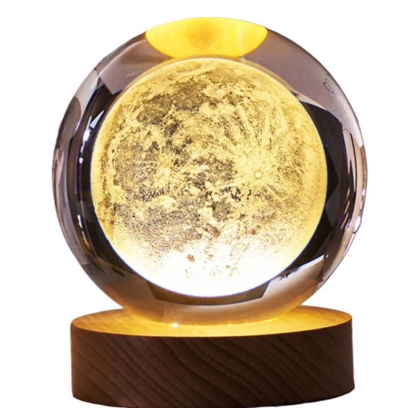 

Practical starry sky luminous crystal ball night light desktop small ornament male birthday gift female graduation gift idea