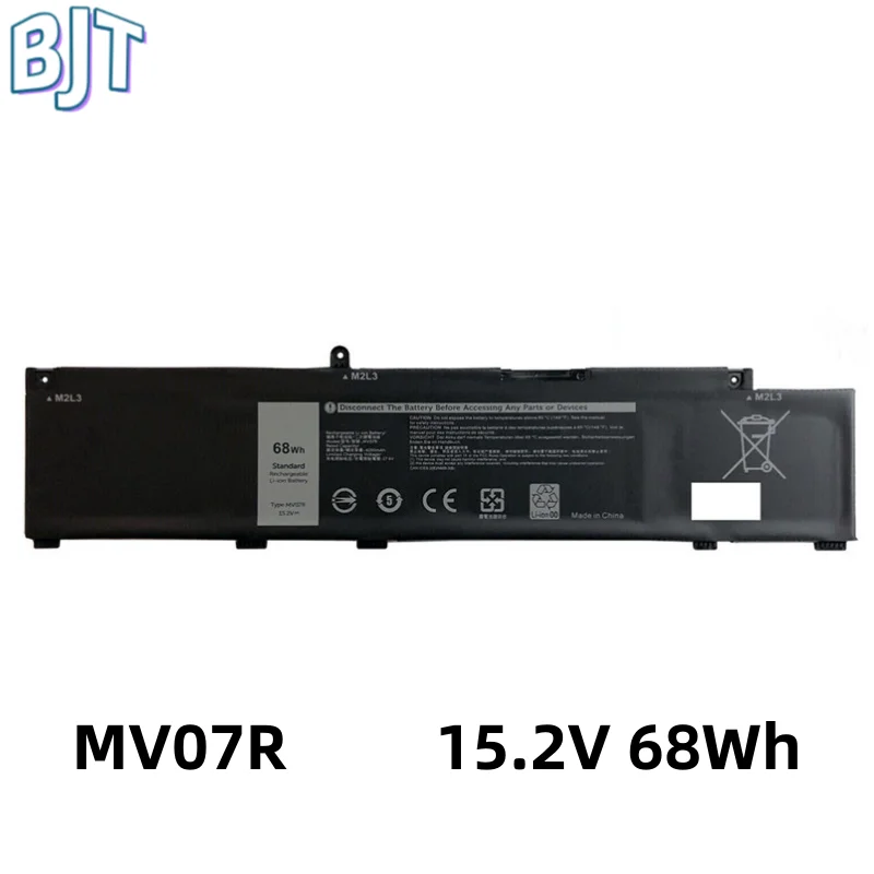 

New Lithium-ion Laptop Battery MV07R 15.2V 68Wh for Dell G3 15 3500 G5 15 5500 5505 5590 G7 7590 7790 266J9 72WGV W5W19 M4GWP