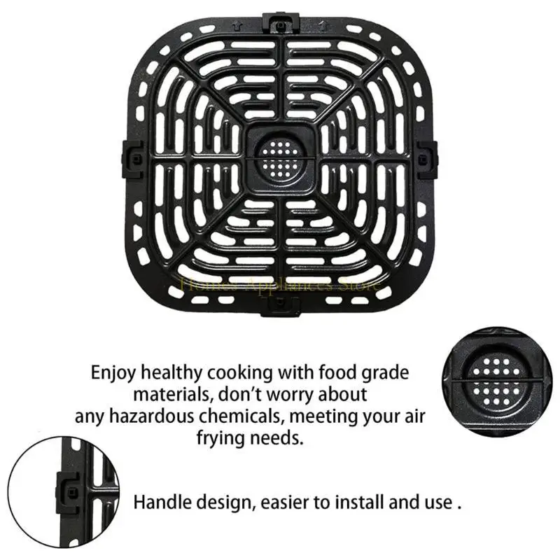 D0AB 그릴 팬 파삭 파삭 한 인스턴트 와류 6QT 에어 프라이스 식기 세척기 안전을위한 플레이트 트레이