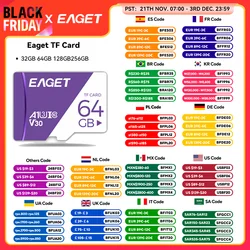 Karta pamięci Eaget TFCE 512 GB 256 GB 128 GB 32 GB Karta pamięci TF SD Class10 UHS-1 Karta pamięci 64 GB 32 GB Karta SD