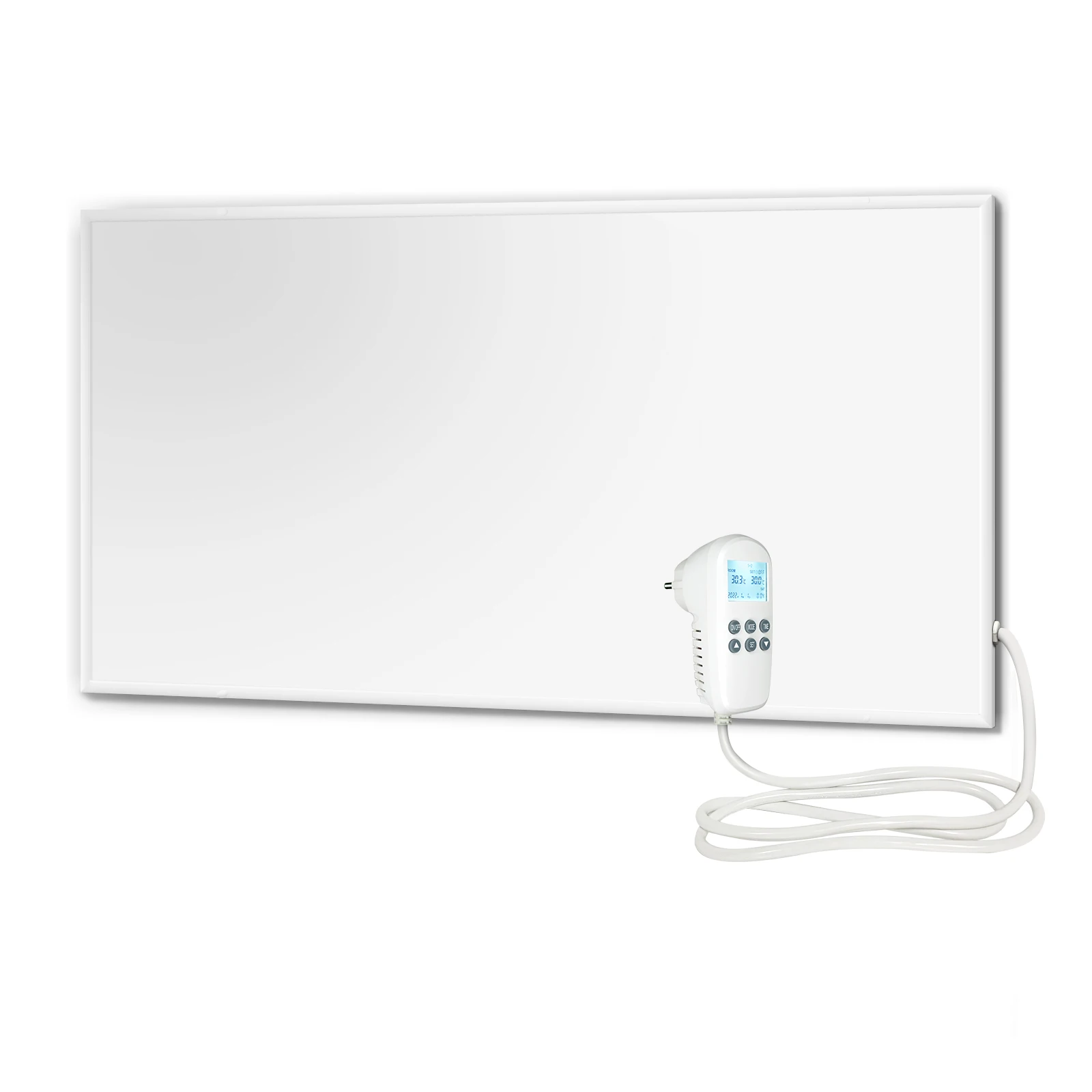 

850 Вт/650 Вт Европейский электрический обогреватель Wi-Fi Белый инфракрасный электрический обогреватель Потолочный обогреватель для ванной комнаты