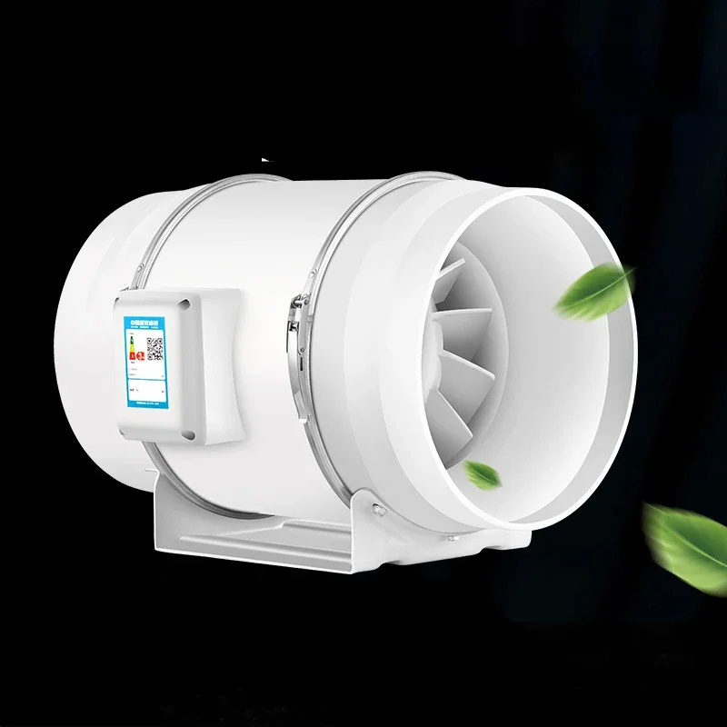 Round Duct Fans Powerful and Silent Industrial Blower Fan  Kitchen Exhaust Fans Bathroom Highpower Smoke Ventilation Fan