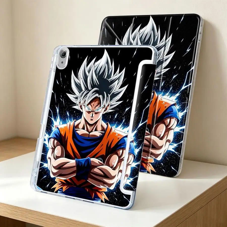 Dragon Ball Goku Powerful Tablet Case For iPad 12th Pro 13 2025 2026 Air 8 M2 M3 3 9th 10th Gen 11th Mini 7 6 5 With Pen Slot