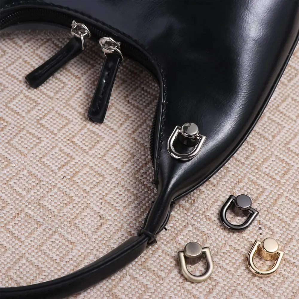 Metal Bag Rivet Nail Buckle D Ring Studs Button Metal Bag Rivet Nail Handbag Belt Hanger Hardware Accessorie Handbag Belt