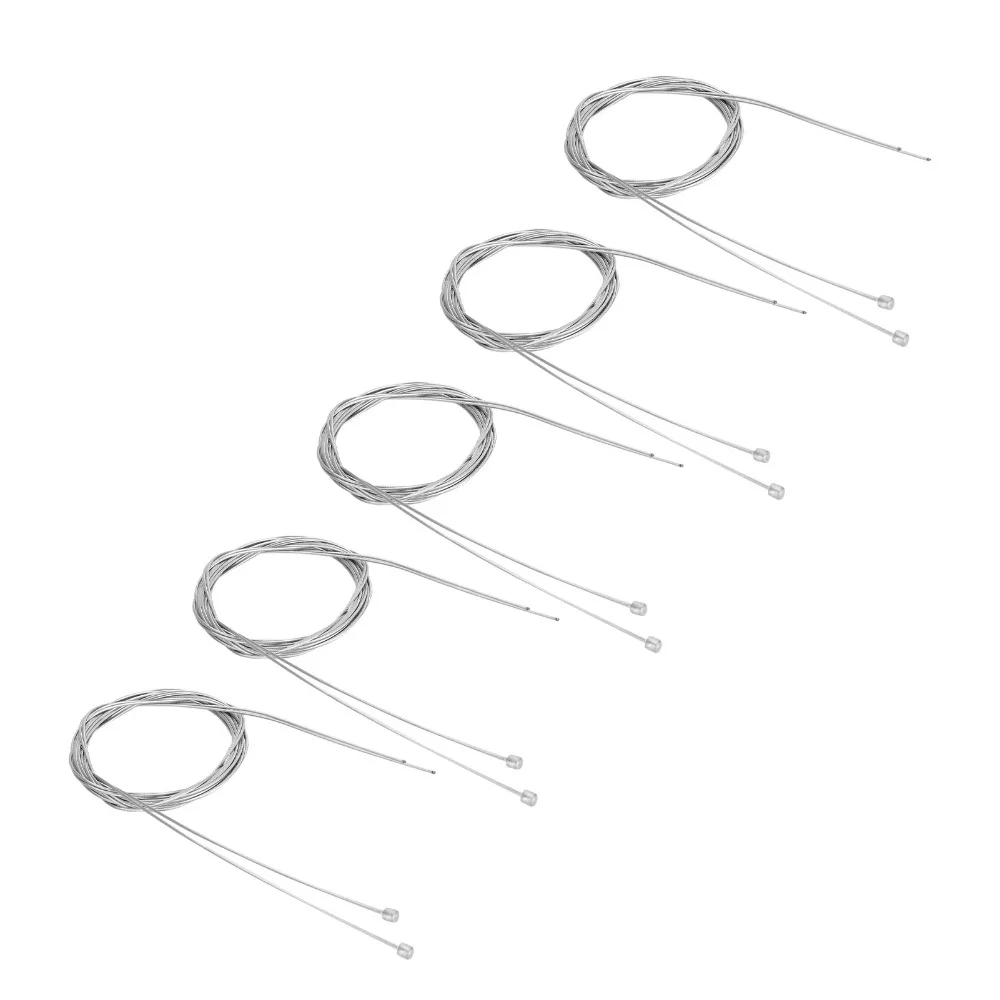 10PCS Zinc-Coated Bike Shifter Cable 2100mm × 1.2mm High Performance Bike Derailleur Wire Rustproof Shift Cable Wire