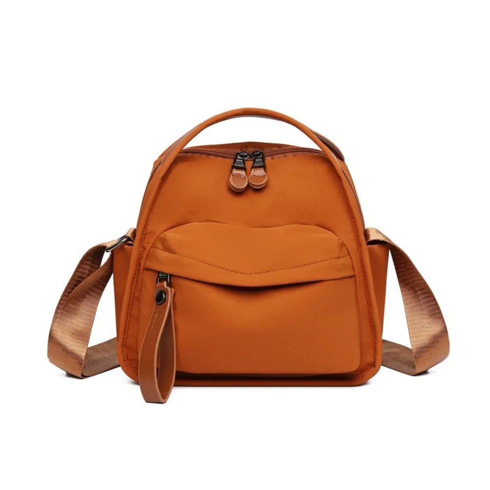 Portable Waterproof Women Crossbody Bag Solid Color Large Capacity Commuting Bag Lightweight Hand-held Handbag Student