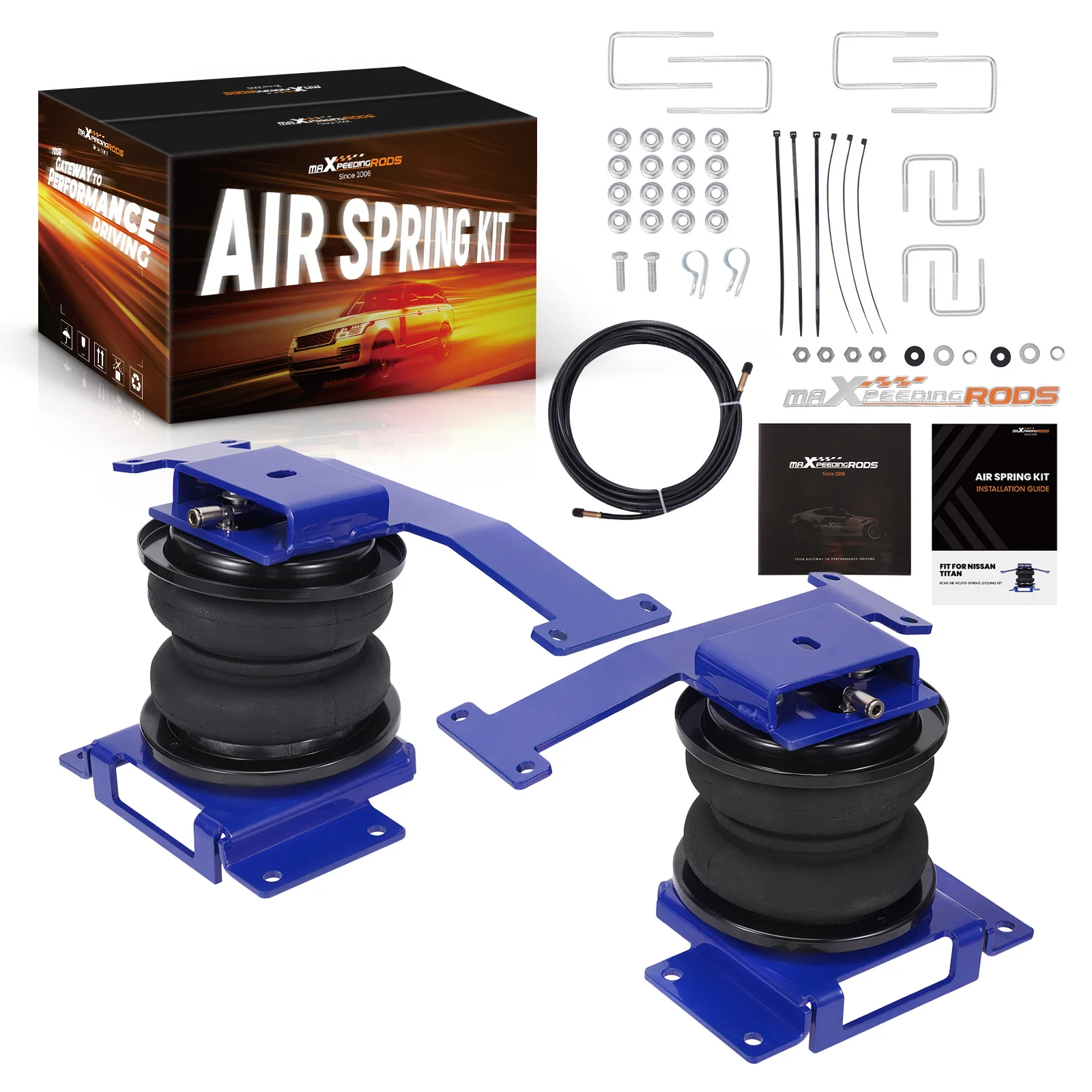 

Air Suspension Bags Kit For Nissan Titan PRO-4X Crew Cab Pickup 4-Door 2017-2024