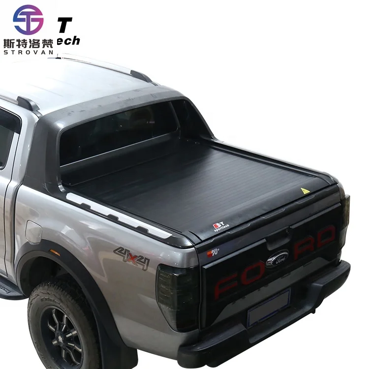 

STlf Offroad Accessories Camper Retractable Pickup Truck Bed Lid Tonneau Electric Cover for Toyota