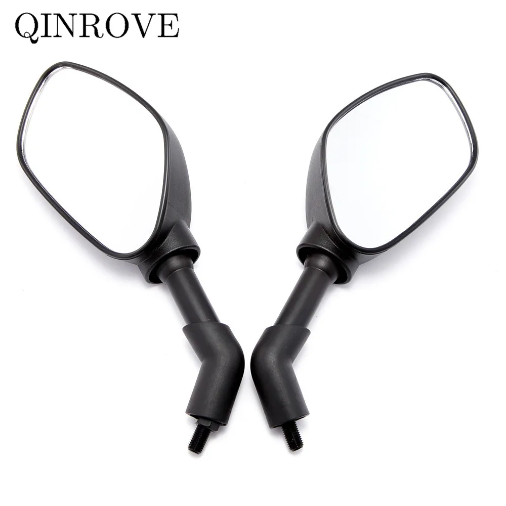 ABS Motorcycle Rear Mirror 10MM Scooter Black Side Mirror Universal For KTM Duke 250 390 690 Ducati Monster CFMOTO 250 650 800NK