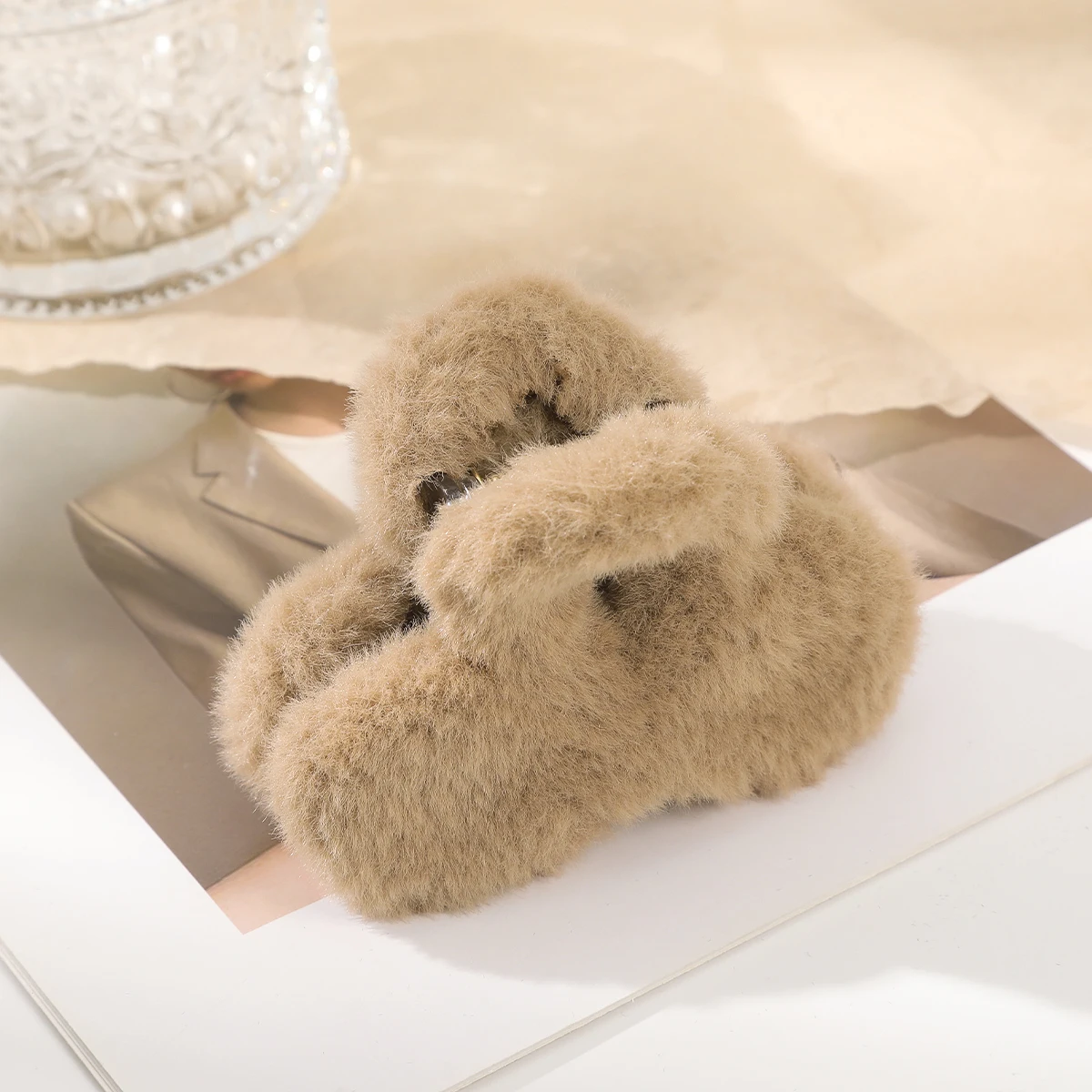 AWAYTR-cush Cross bonytr ذيل حصان كبير مخلب الشعر للنساء ، كراب ، إكسسوارات الشعر ، مشابك الشعر الأكريليك ، دبابيس الشعر ، مشابك الفتيات