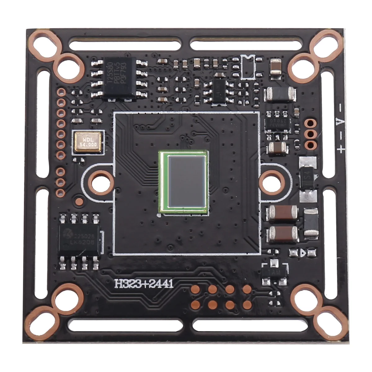 Starlight-Carte PCB de technologie de caméra de vidéosurveillance, faible éclairage, 0,0001 Lux, NVP2441 + IMX323, HD, 4 en 1, AHD, TVI, CVI, CVBS, 2MP, PAL