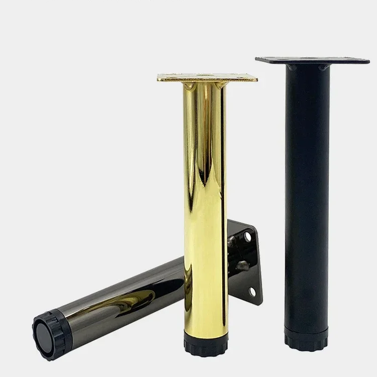 4Pcs/Set Stainless Steel Furniture Legs TV Cabinet Foot Sofa Leg Hardware Cabinet Feet Furniture Accessories With Screws