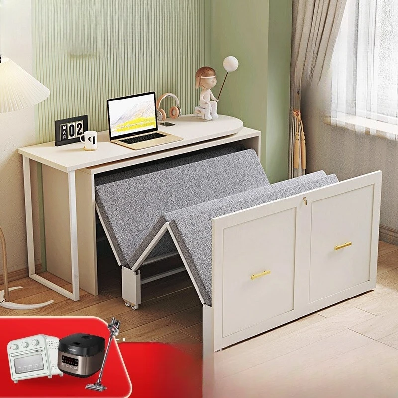 

Lunch break folding bed home study desk integrated office invisible multi-purpose bed 8CH4-1