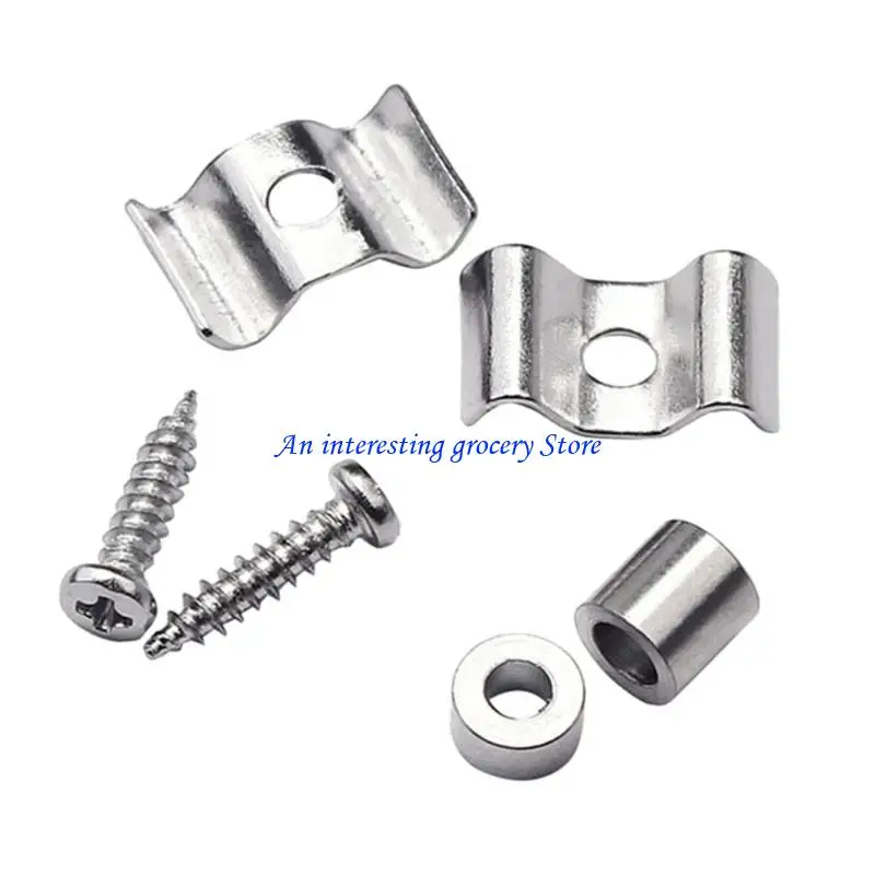 652D Guitar Roller String Tree Guide Retainer for w/ Screws For SQ Electric Guitars Musical Stringed Instruments Accessories