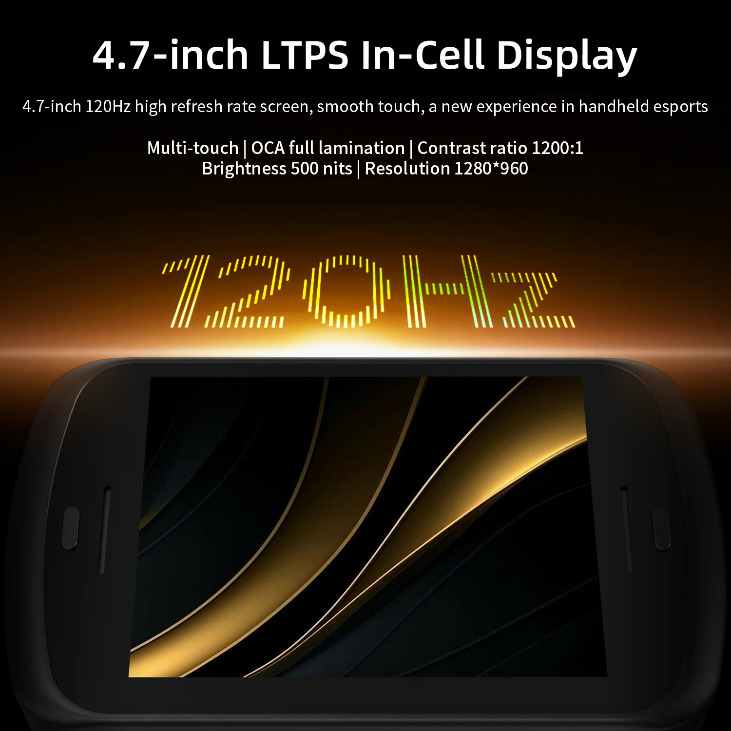 2026 RG Slide Handheld Game Console 4.7-inch Touch Screen, up to 120HZ Refresh Rate, 8+128G Memory Android 13, with AI