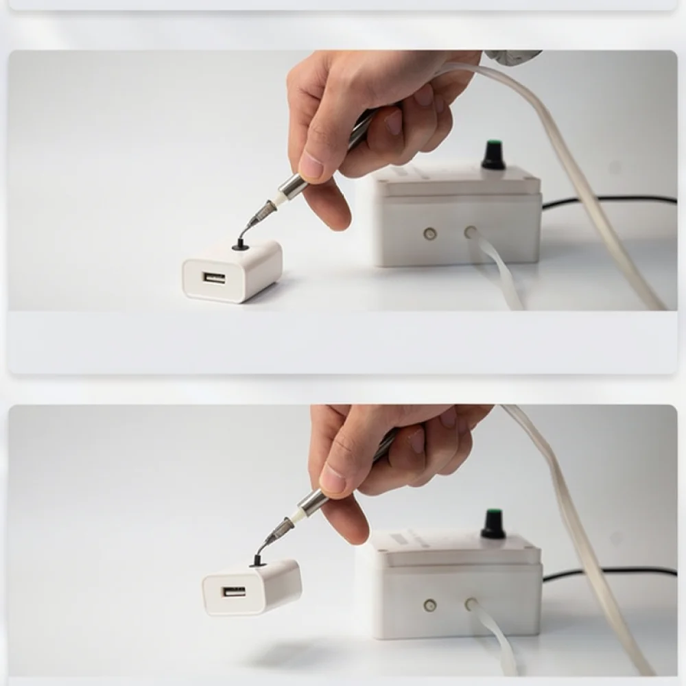 Electric Vacuum Suction Pen For IC Repair USB Powered Component Placement Tool Precise Electronics Handler Silicone Tips