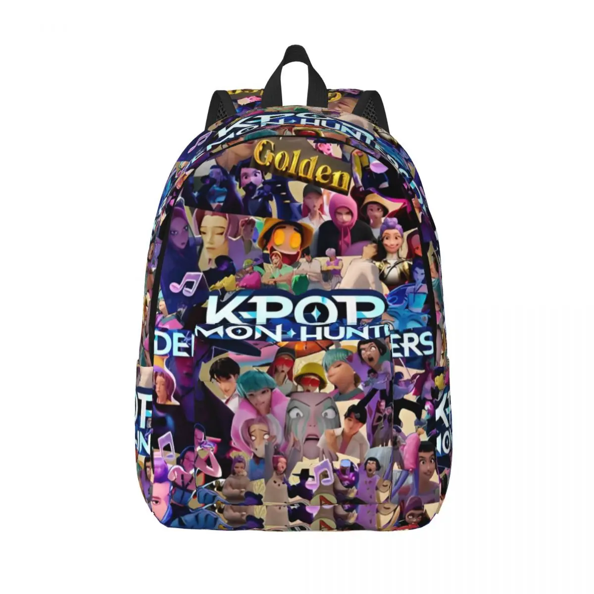 

Рюкзак KPop «Охотники на демонов» 2025 года, хит продаж, полиэстеровые студенческие рюкзаки с принтом для мальчиков и девочек, современные школьные сумки, рюкзак