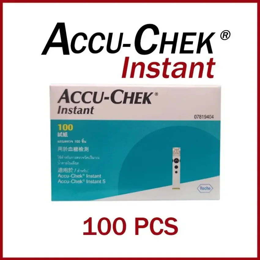 Tiras Accu-Chek Instant 50/100's para medidor S instantáneo AccuChek (exp: último)
