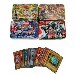 41pcs/box Yu-Gi-Oh!  Duel Monsters English Iron Box Anime Game Battle Collection Card Toy Gift