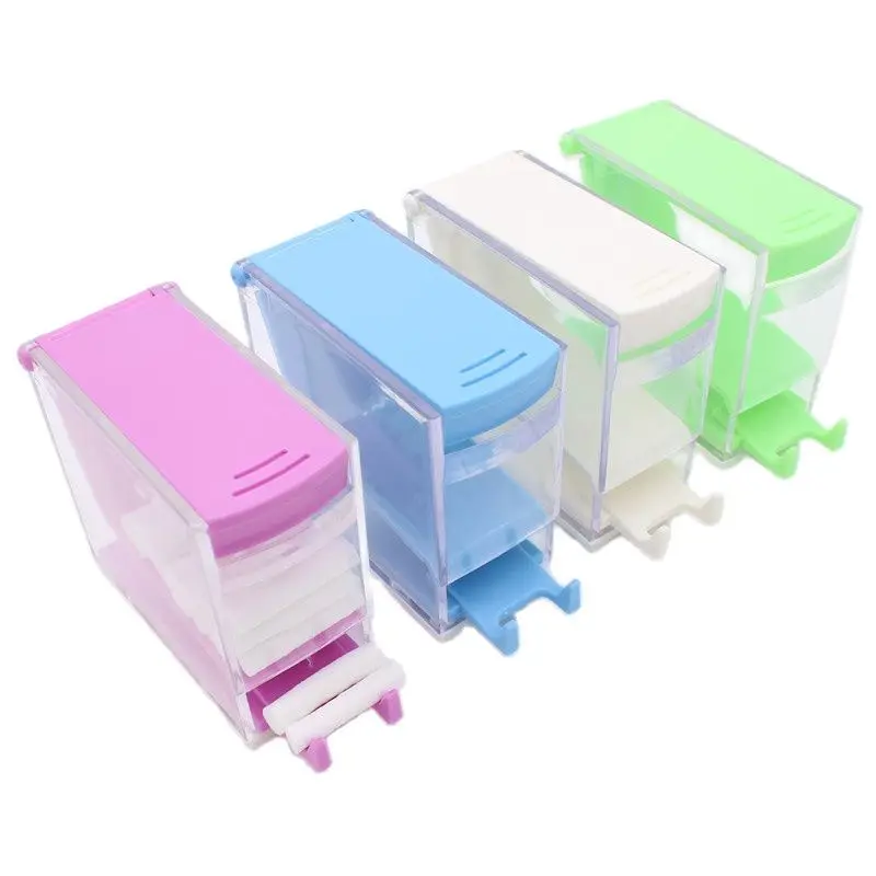 Dental Cotton Roll Dispenser Box Dentist Tools Cotton Roll Storage Holder Drawer Type Box Dental Lab Product