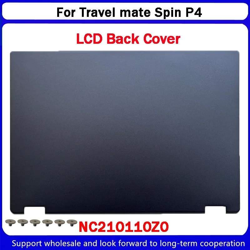 Cubierta trasera LCD para Acer Travel mate Spin P4, NC210110Z0, novedad