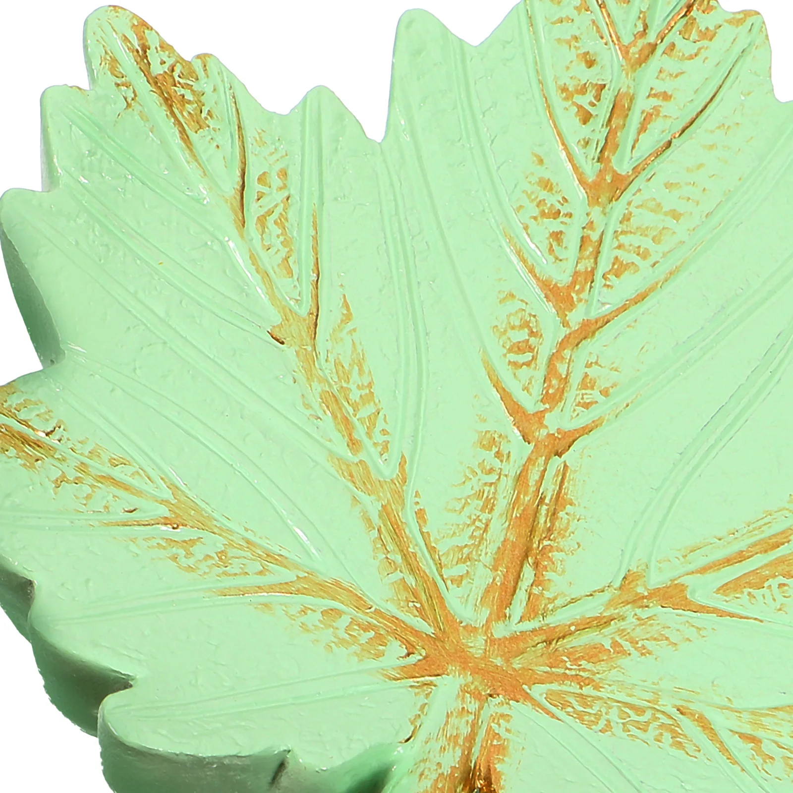

Maple Leaf Shallow Green Jewelry Earrings Holder Dish Ring Necklace Holder Insulated Coaster Storage Plate Storage Plate